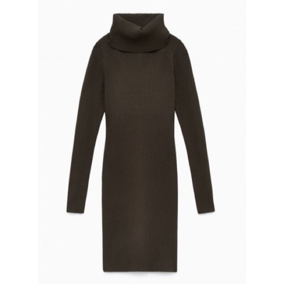Babaton Stefanik Ribbed Turtleneck Dress - Picture 6 of 14